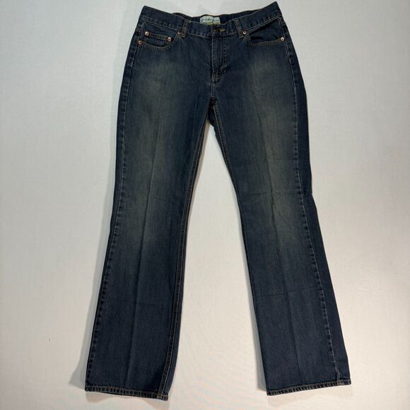 Old Navy Women's Boot Cut Low Waist Jeans, S 10, Dark Distressed, Y2K 2003 2/$25 - Picture 2 of 10